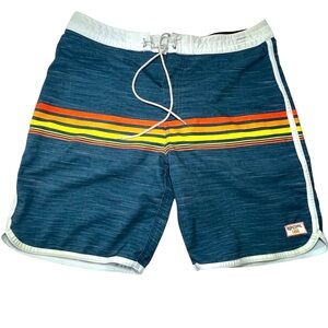 Rip Curl Surf Shorts with Stripes Size 32